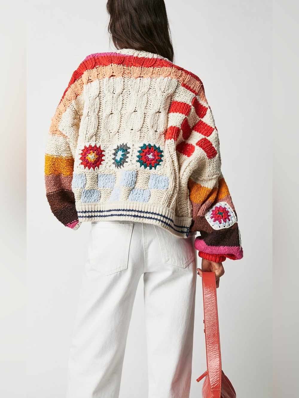 NWT size Large Free People Clear Skies Cardi sweater - Picture 2 of 7